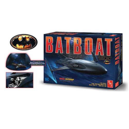 Batman Returns Batboat 1:25 Scale Plastic Model Kit